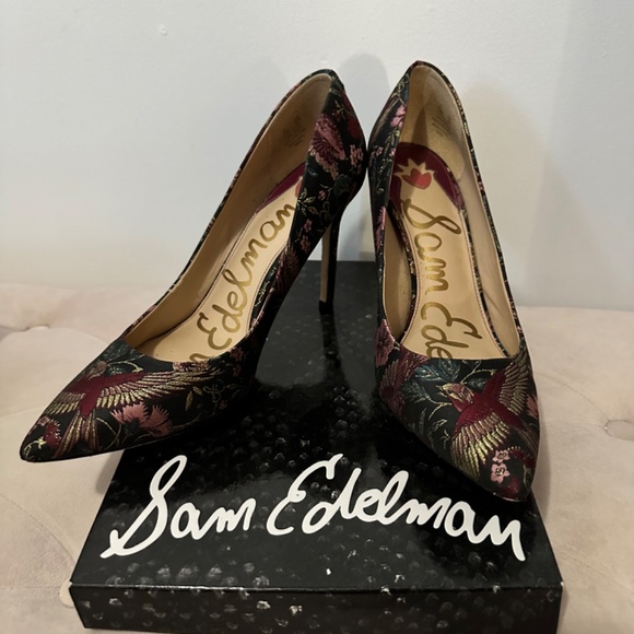 Sam Edelman Hazel (Black Multi Majestic Bird Jacquard) - Picture 2 of 3